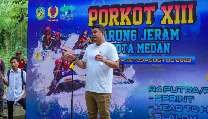 Dapat Lahirkan Atlet Arung Jeram Profesional, Bobby Nasution Ajak Masyarakat Jaga Lingkungan Sungai