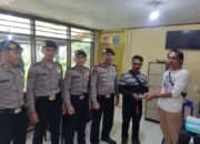 Samapta Polres Tanah Karo Amankan Dugaan Pelaku Tukang Parkir Liar di Kota Berastagi