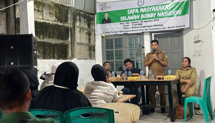 Relawan Boby Nasution CREAM Gelar Diskusi Lingkungan Bersama Warga Kecamatan Medan Tuntungan