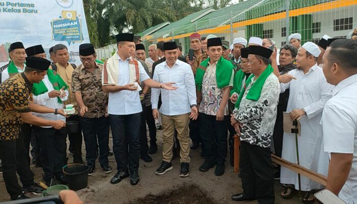 Pesantren Modern Milik Darma Putra Rangkuti Diresmikan Musa Rajekshah