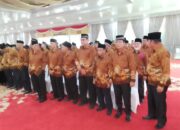 Gubsu Kukuhkan Pengurus Persatuan Wredatama Republik Indonesia (PWRI) Sumut Masa Bakti 2023 – 2028