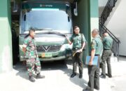 Korem 081/DSJ Terima Kunjungan Wasgiatlog Bidang Alpal dari Slogad