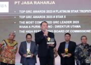 Jasa Raharja Kembali Borong Empat Penghargaan dari Ajang TOP GRC Awards 2023