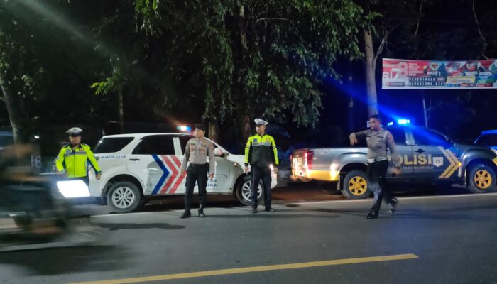 Wakapolres Tanjung Balai Pimpin Kegiatan Patroli Skala Besar, Sambangi Beberapa Titik Lokasi