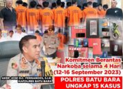 Polres Batu Bara Amankan 20 Pengedar Dan Pengguna Narkotika