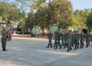 Tingkatkan Kedisiplinan Prajurit, Kodim 0801/Pacitan Protapkan Latihan PBB Dan Defile