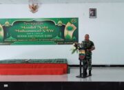 Kodim 0205/TK Peringati Maulid Nabi Muhammad SAW 1445 Hijriah, Dandim Letkol Inf Ahmad Afriyan: Mari memantapkan keimanan dan ketaqwaan kepada Allah SWT