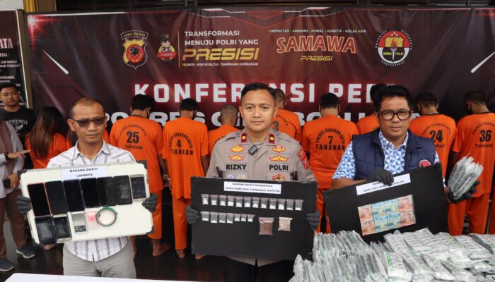 Polres Cirebon Kota Tangkap 12 orang Pengedar Narkoba