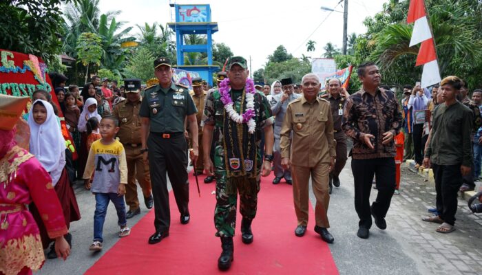 Bupati Asahan Sambut Tim Penilai Kampung Pancasila Kasad Award Tahun 2023