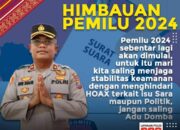 Jelang Pemilu 2024, Wakapolres Tanah Karo Kompol Aron Siahaan Himbau Masyarakat Hindari Informasi Hoax dan Memperhatikan 3C