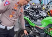 Langgar Aturan Lalin, Puluhan Kendaraan Bermotor Diangkut ke Kantor Satlantas Polrestabes Bandung