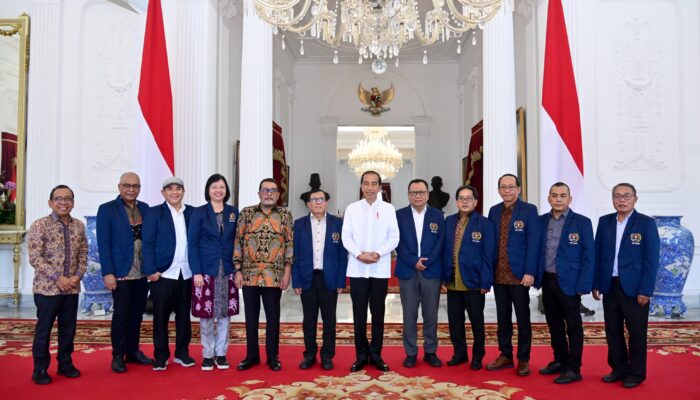 Presiden Jokowi Terima Pengurus PWI Pusat di Istana Merdeka