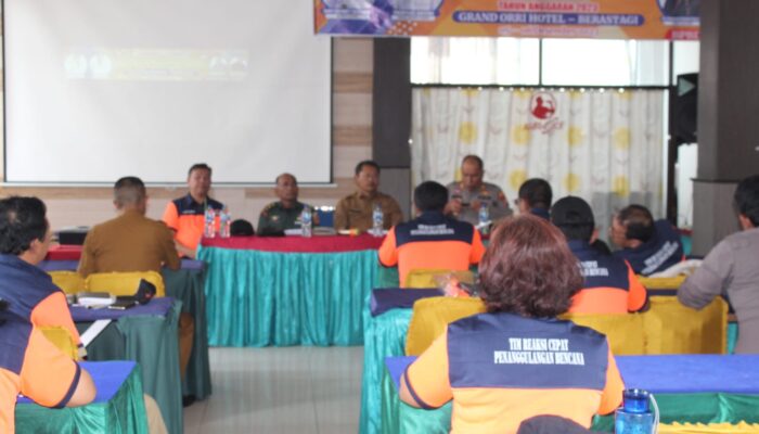 BPBD Kabupaten Karo, Polres Tanah Karo dan Kodim 0205/TK Gelar Peningkatan Kapasitas Tim Reaksi Cepat TA 2023