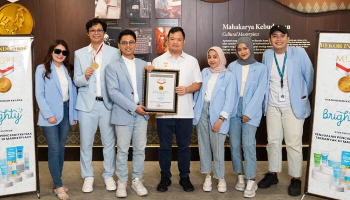 Brand Brighty Indonesia Sukses Pecahkan Rekor Muri Penjualan Pencerah Ketiak Terbanyak di Marketplace