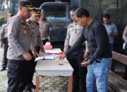 Untuk Memastikan Kondisi Senpi Dan Kendaraan Dinas Terawat, Kapolres Tanah Karo AKBP Wahyudi Rahman Lakukan Ini