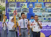 Dishub Sumut Ajarkan Keselamatan Berkendara Bagi Siswa SMA Hang Tuah