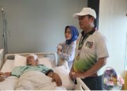 Pendarahan Otak Ketua Pewarta Dijenguk Pj Gubsu, Hassanudin Minta Jurnalis Jaga Kesehatan