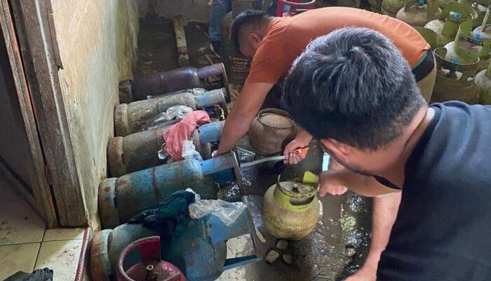 Lagi, Gas Elpiji Subsidi dioplos, Polda Sumut Tangkap 2 Pelaku