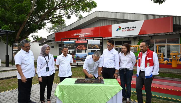 Tingkatkan Budaya Safety Operasi Gas Bumi, PGN Resmikan HSSE Demo Room Medan