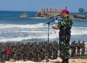 Berhasil Latih Prajurit TNI AL Berjiwa Komando, Dankodikmar Tutup Satgas Dikko-173 Marinir