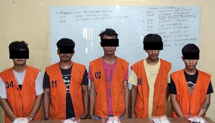 Polda Sumut Ringkus 5 Penyelundup Sabu di Bandara Kualanamu, Sembunyikan 1,3 Kg Sabu Kedalam Anus