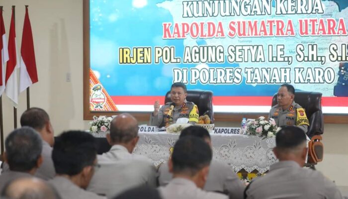 Kunjungan ke Tanah Karo, Kapolda Sumut : Jadilah Polisi yang Harum, Baik, dan Dapat Dipercaya