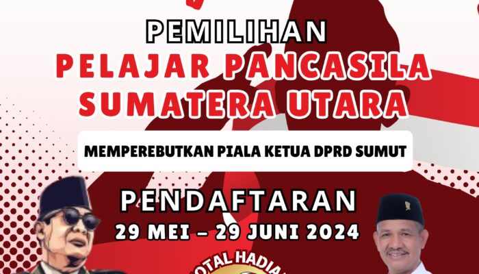 Pemilihan Pelajar Pancasila Se-Sumatera Utara: Sutarto Ajak Generasi Muda Rayakan Bulan Bung Karno