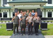 Polsek Pancur Batu Kunjungi Markas Resimen Arhanud-2/SSM untuk Membangun Sinergi TNI-Polri
