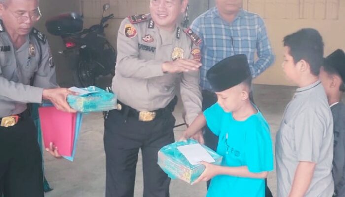 Polsek Pancur Batu Gelar Acara Pemberian Tali Asih untuk Anak Yatim, Disambut Hangat Warga