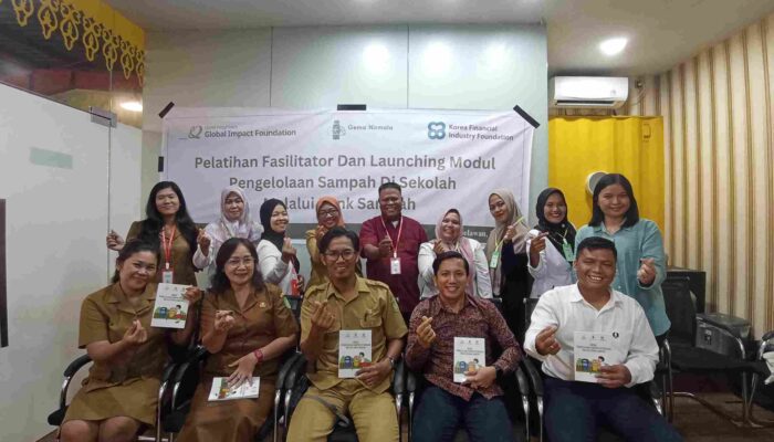 Gema Nirmala Indonesia dan Disdik Medan Latih Fasilitator Bank Sampah di Sekolah Belawan