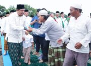 Wali Kota Medan Bersama Keluarga Salat Idul Adha di Lapangan Komplek Tasbih I