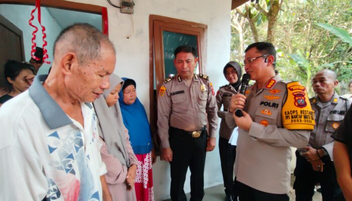 Kegiatan Bhakti Sosial Polrestabes Medan: Bedah Rumah di Desa Lama Pancur Batu