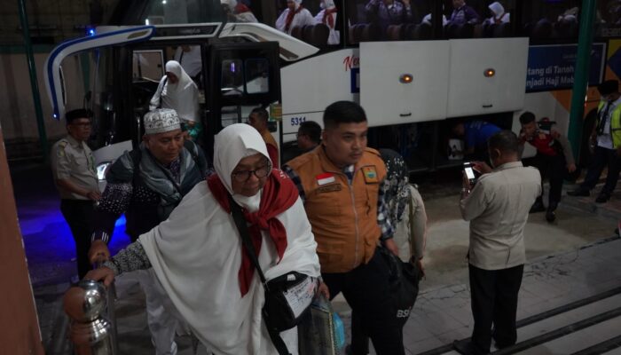 360 Jemaah Haji Kloter 03 Debarkasi Medan Tiba di Bandara Kualanamu