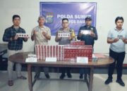 Sat Reskrim Polres Dairi Bersama Bea Cukai Pematangsiantar Amankan 548 Bungkus Rokok Ilegal