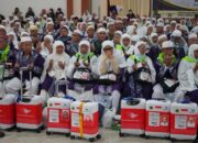 Selamat Datang di Tanah Air, Jemaah Haji Kloter 10 Debarkasi Medan