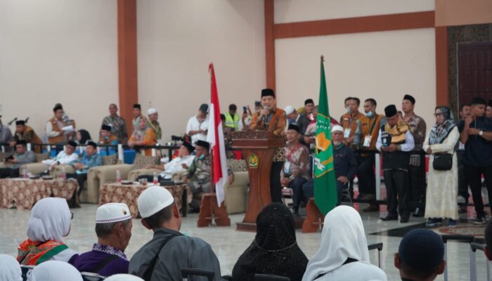 Kemenag Sumut Sambut Kepulangan 357 Jemaah Haji Kloter 22 Debarkasi Medan