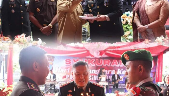 Dandim 0207/Simalungun Hadiri Upacara dan Syukuran HUT Bhayangkara ke-78