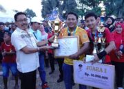 Desa Perlabian Juara di Kejurda Bola Voli Piala Bupati Labusel