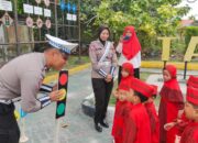 Satlantas Polresta Palangka Raya Gelar Dikmas Murid TK Nurul Jannah