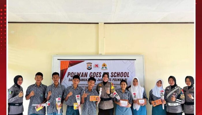 Edukasi Generasi Muda: Polwan Polda Malut Gelar “Goes To School” di Halmahera