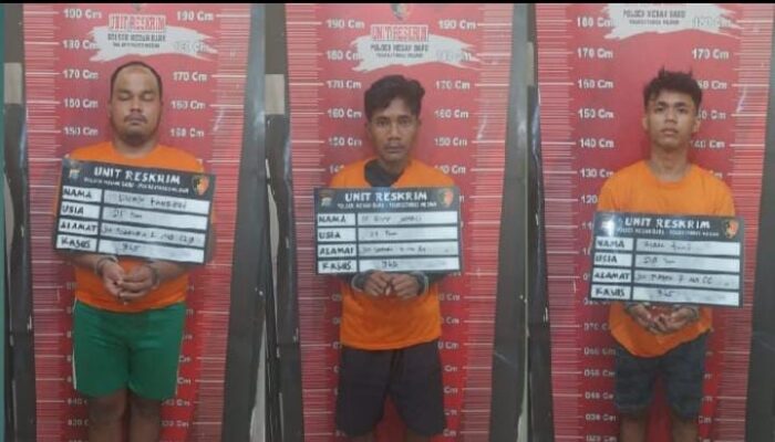 Polisi Tangkap Tiga Pelaku Begal di Jalan Gajah Mada, Dua Pelaku Masih Buron