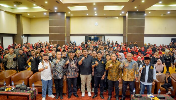 Hadir Di Milad Pendawa, Bobby Nasution Disambut Antusias