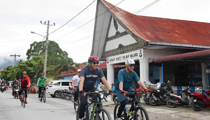 Pjs Bupati Toba dan Forkopimda Gowes Bersama, Pastikan Situasi Kondusif Jelang Pilkada 2024