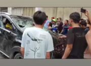 Viral, XPander Cross Hitam Tabrak Sejumlah Pengendara Sepeda Motor