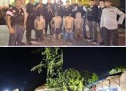 Gelar Patroli Malam,Tim Macan Polres Pelabuhan Belawan Amankan 4 Pemuda Tawuran di Jalan Yong Panah Hijau