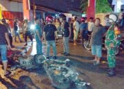 Penggerebekan Sarang Narkoba di Belawan Ricuh, Dua Motor Polisi Dibakar Massa