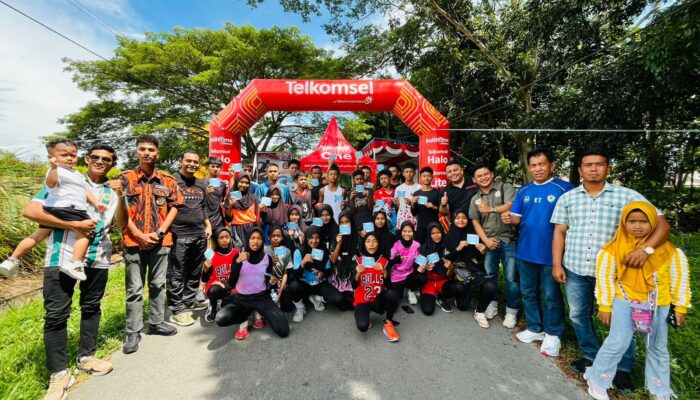 Pemuda Pancasila Perbaungan dan Telkomsel, Satukan Sportivitas dan Nilai Pancasila Lewat Olahraga Balap Lari 100 Meter