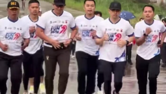 Meriah! Fun Run Bhayangkara Polres Garut Ramaikan Peringatan Hari Bhayangkara ke-79