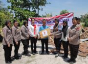 Polwan Peduli: Membantu Masyarakat Terdampak Puting Beliung di Desa Sentang