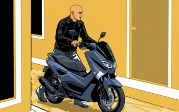 Polisi curi motor polisi